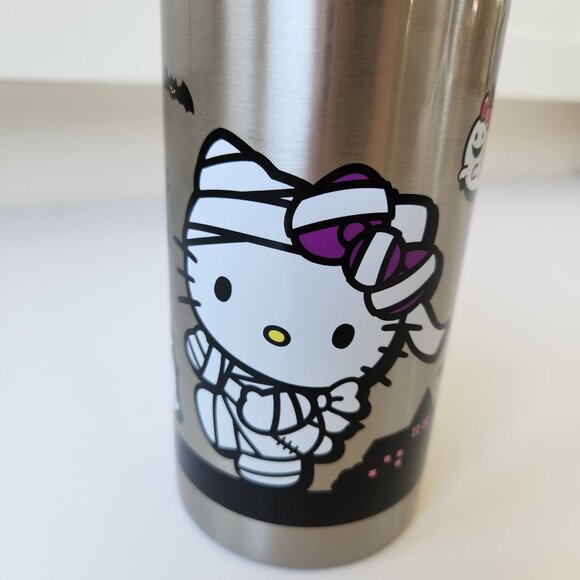 Hello Kitty Halloween Mummy Stainless Steel Tumbler With Lid Reusable Cute Cat - Picture 3 of 6